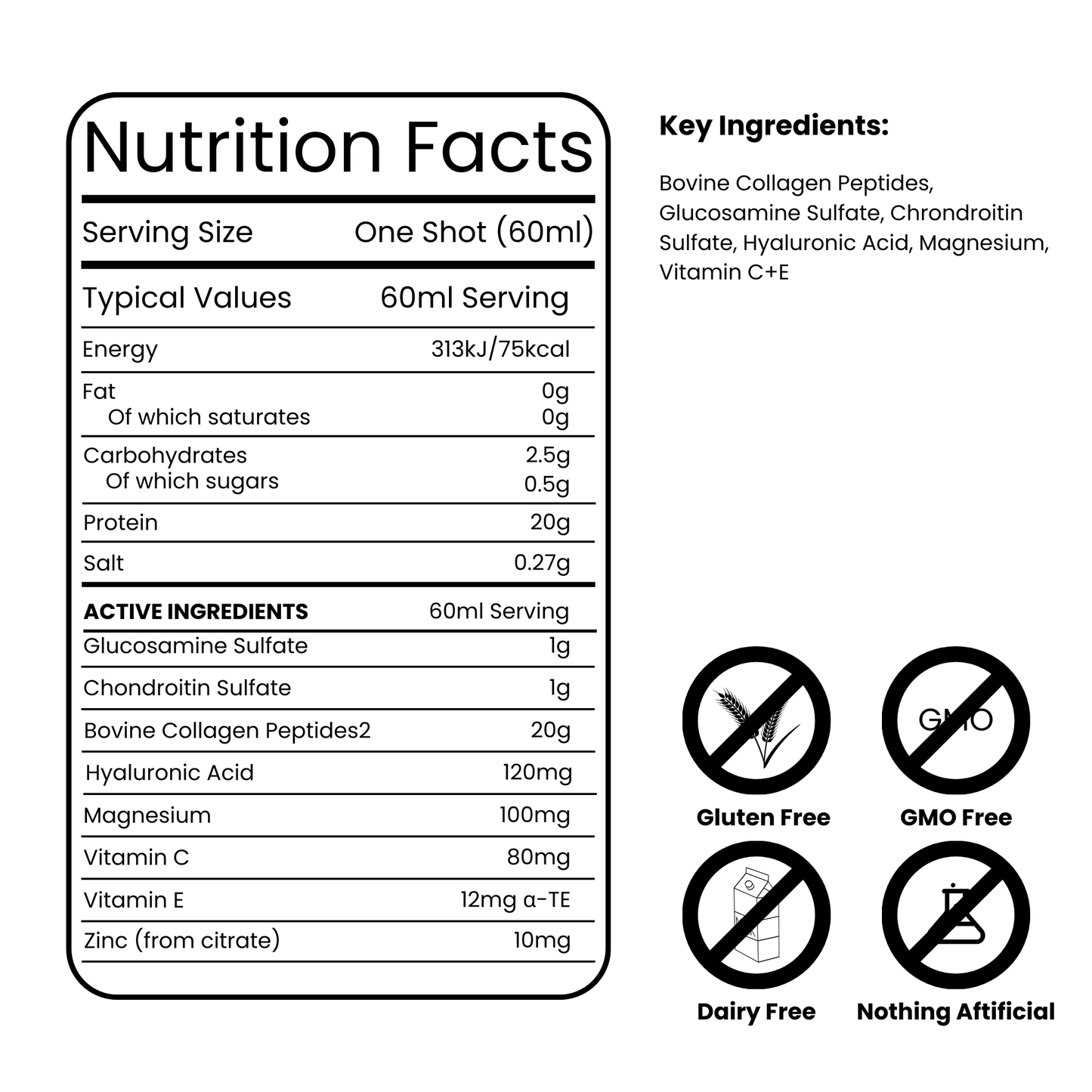 Jelloa Recovery Collagen Shot